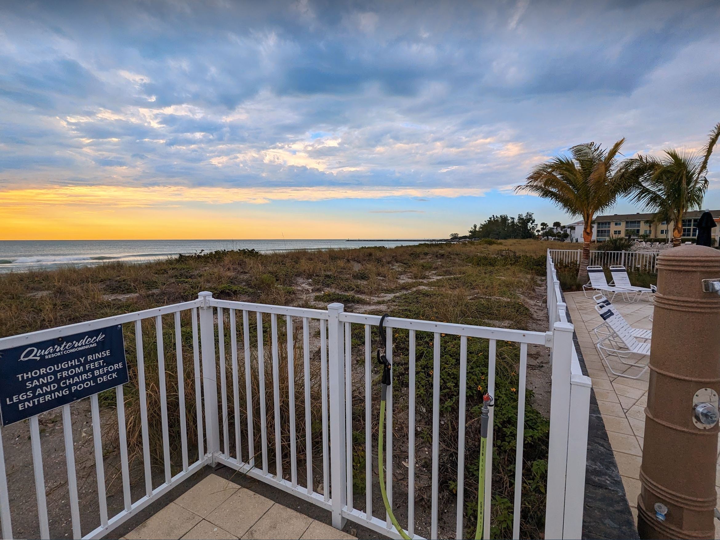Quarterdeck View from Beach Gate