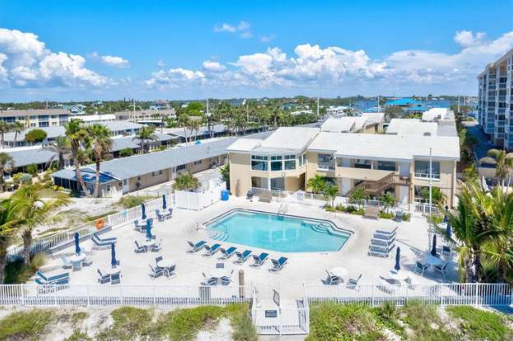 Quarterdeck Resort Arial View