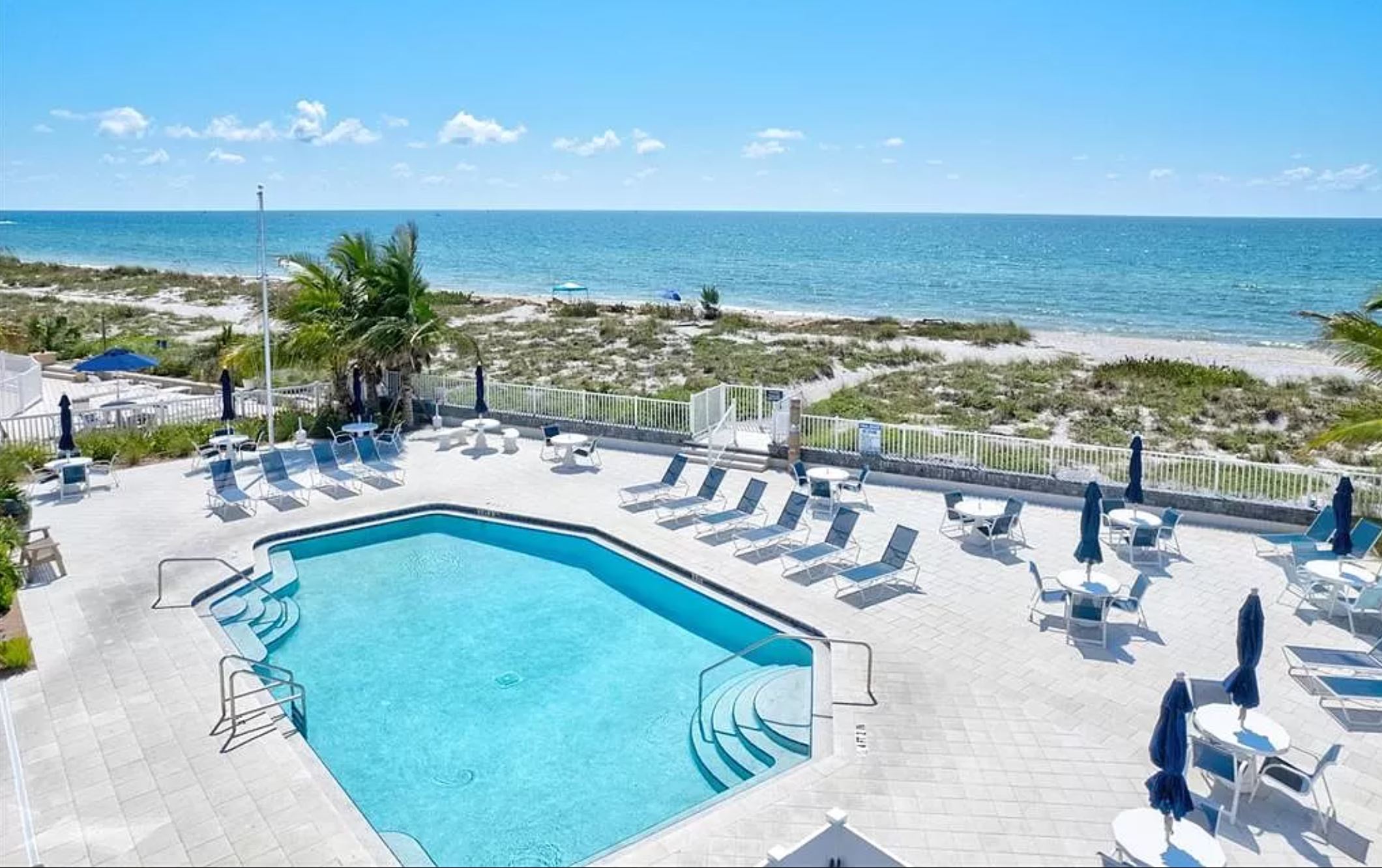 Quarterdeck Pool Beach Arial View